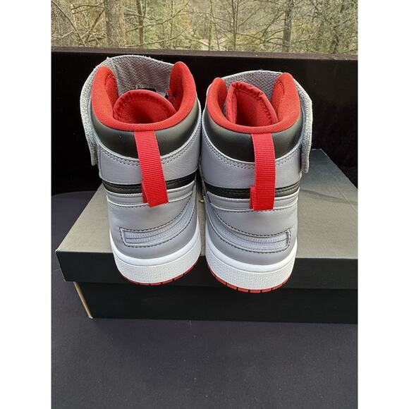 Nike Air Jordan 1 High FlyEase Black Cement Grey CQ3835 Mens Size 10 Mint! Used main image 8